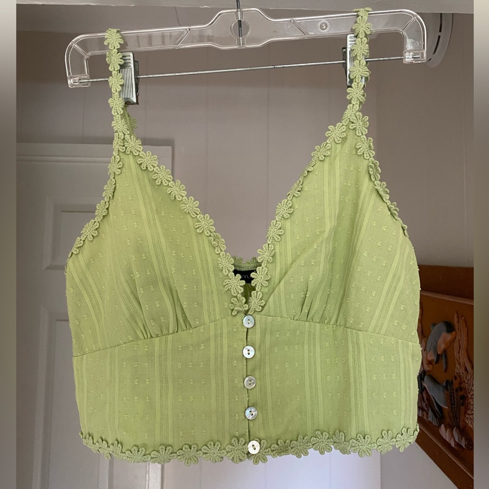 KENDALL & KYLIE Bralette Cropped Tank Top Women